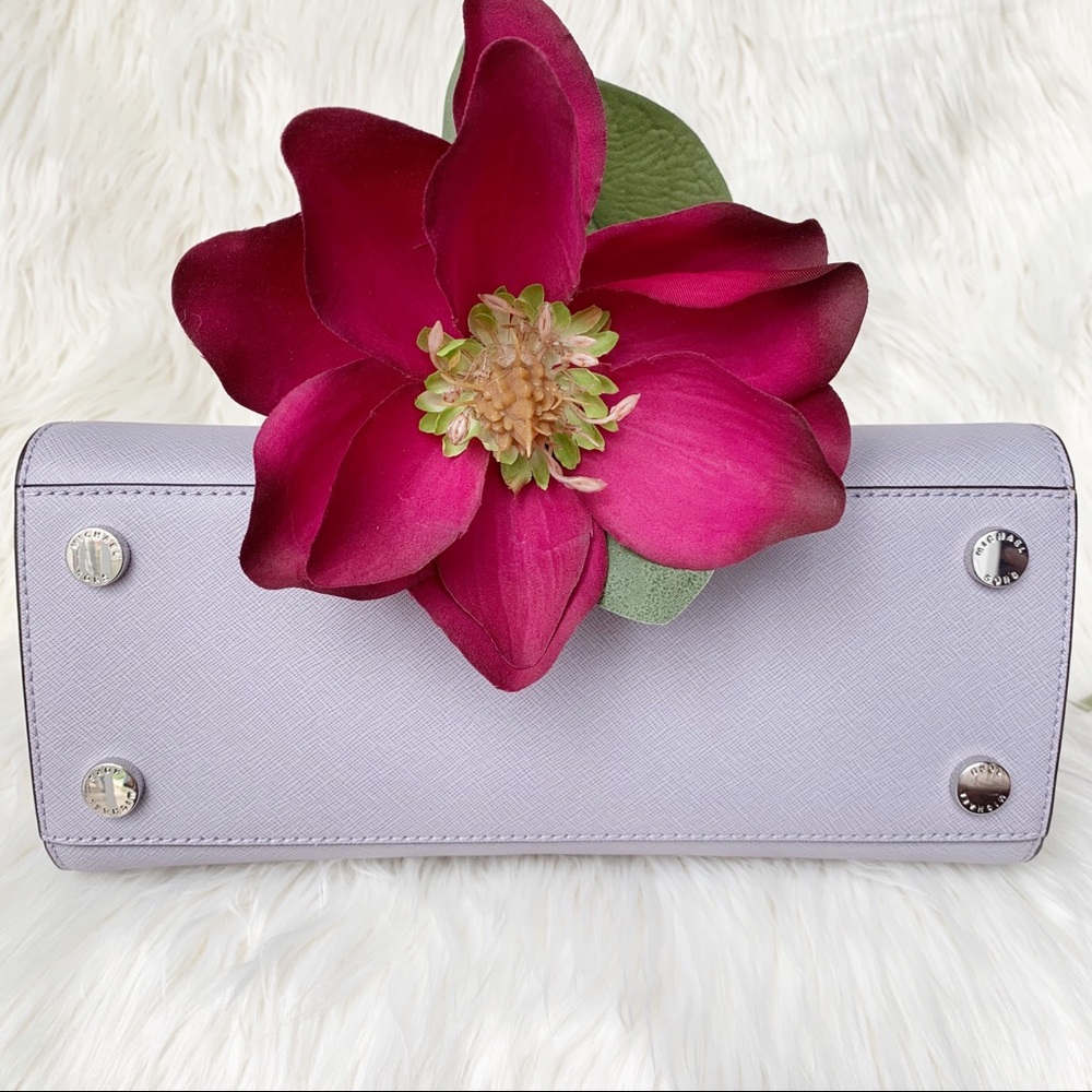 NWT Michael Kors Selma Satchel Lilac - Picture 5 of 7